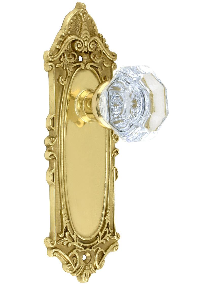 Largo Design Door Set With Waldorf Crystal Glass Door Knobs House of